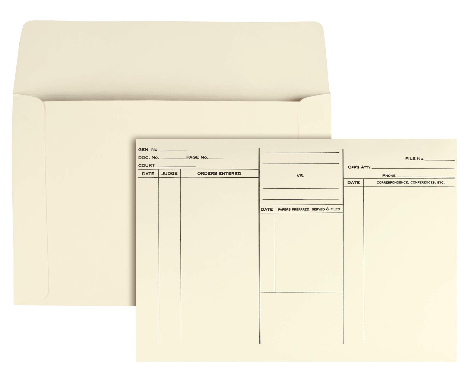 Quality Park Attorney’s Envelope, Open Side Case Files Envelopes, 10 x 14-3/4, U