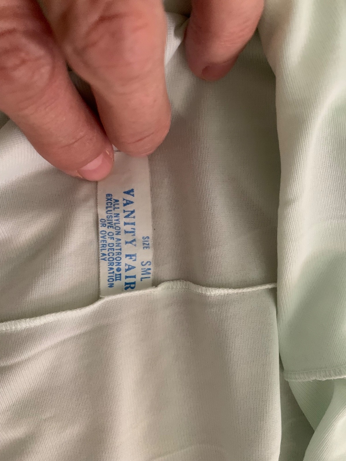 LOT of 3x Vintage Vanity Fair BLUE PINK AQUA Robe Slip Gown Nylon Nightgown SZ S