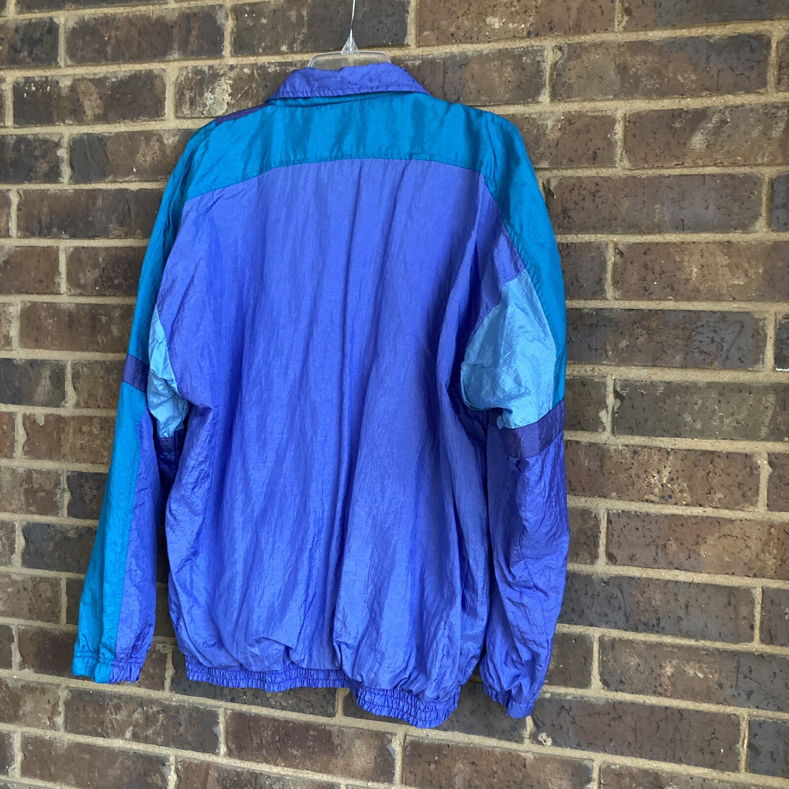 VTG 1990s Womens Track Jacket Windbreaker McGregor Size L STAIN