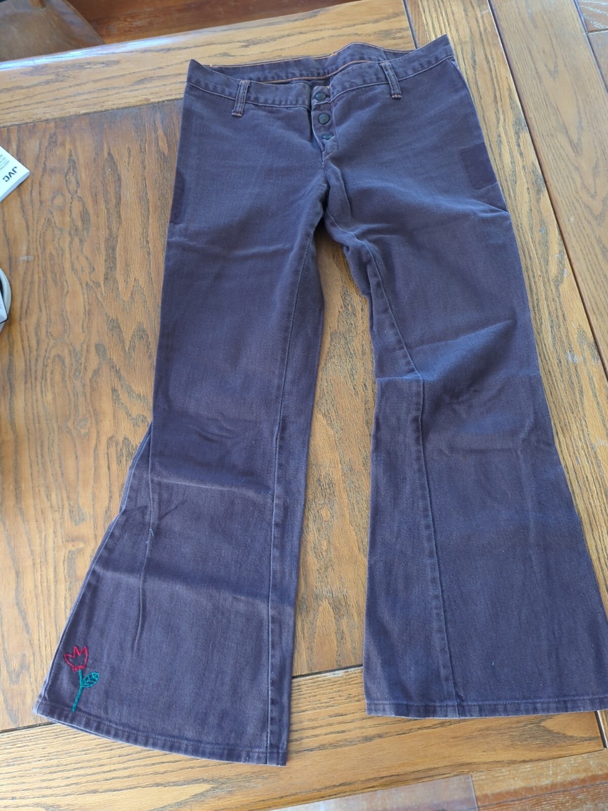 Vintage Women’s Rust/Brown Color Flare Pants
