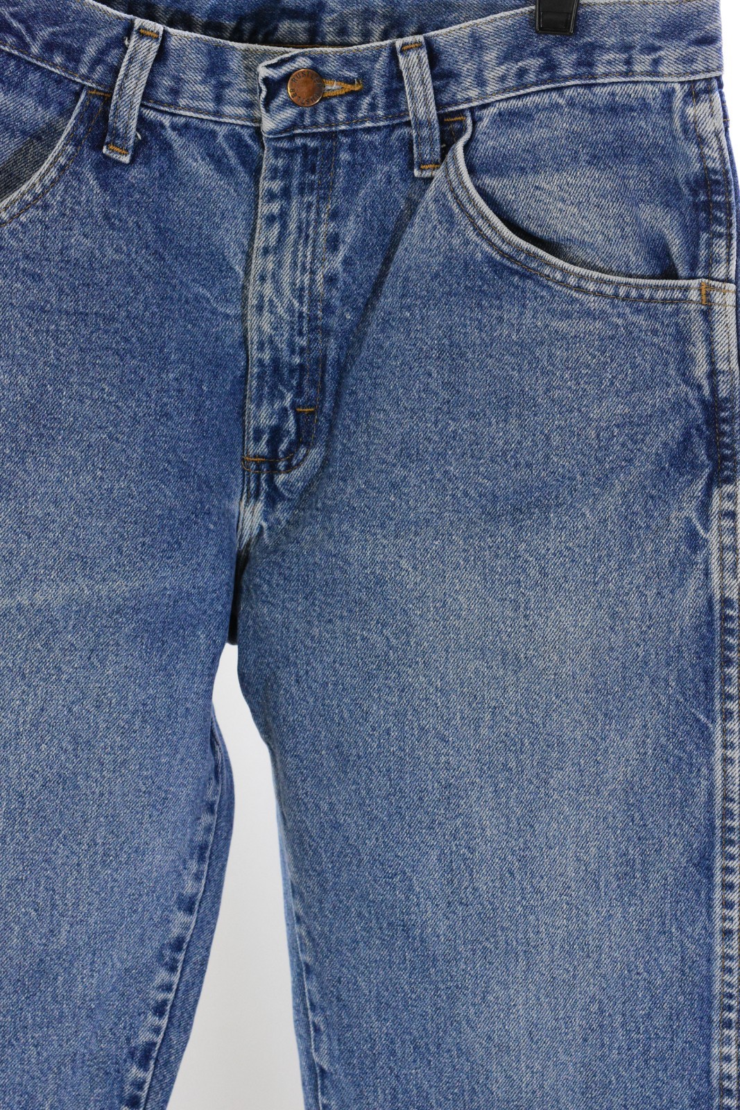 90s Vintage Womens Rustler Jeans Medium Wash High Waist Straight Leg Denim M 10