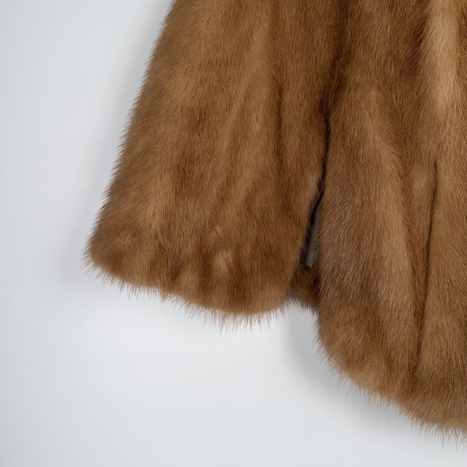 Vintage Cain Sloan Nashville Custom Mink Mobwife Old Hollywood Glamour Caplet