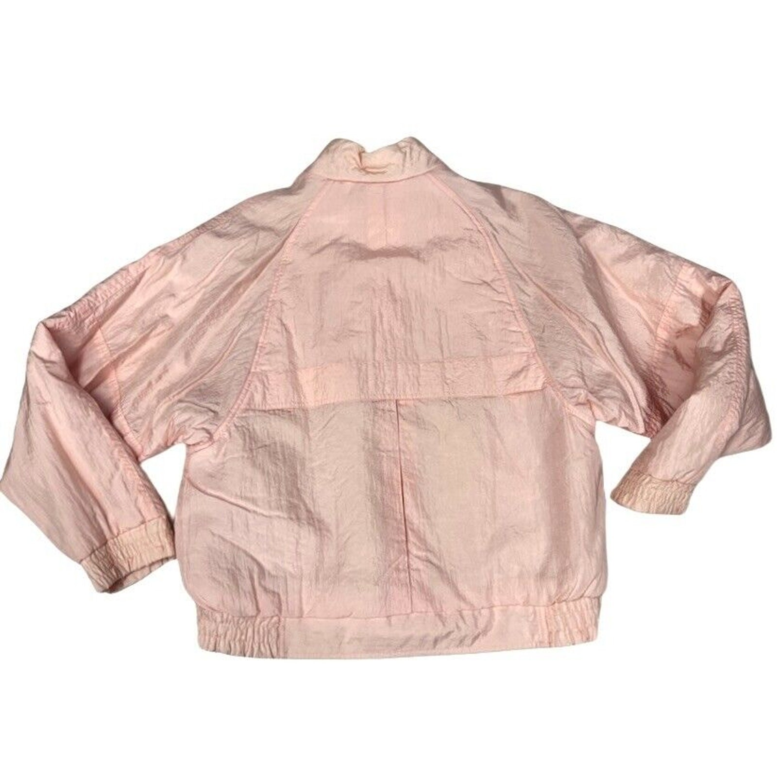 VTG 80s Chaus Ski Suit Pink 3Pc Nylon Jacket Sweater Pants Set S/M