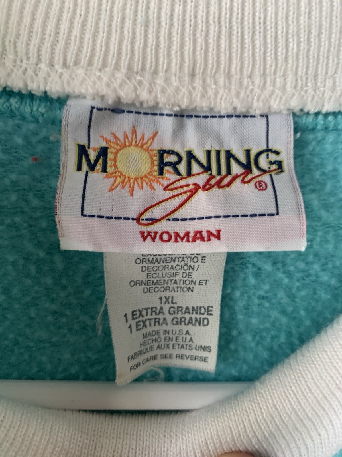 Vintage 90s Lighthouse Birds Sweatshirt Womens Size 1XL Morning Sun Brand