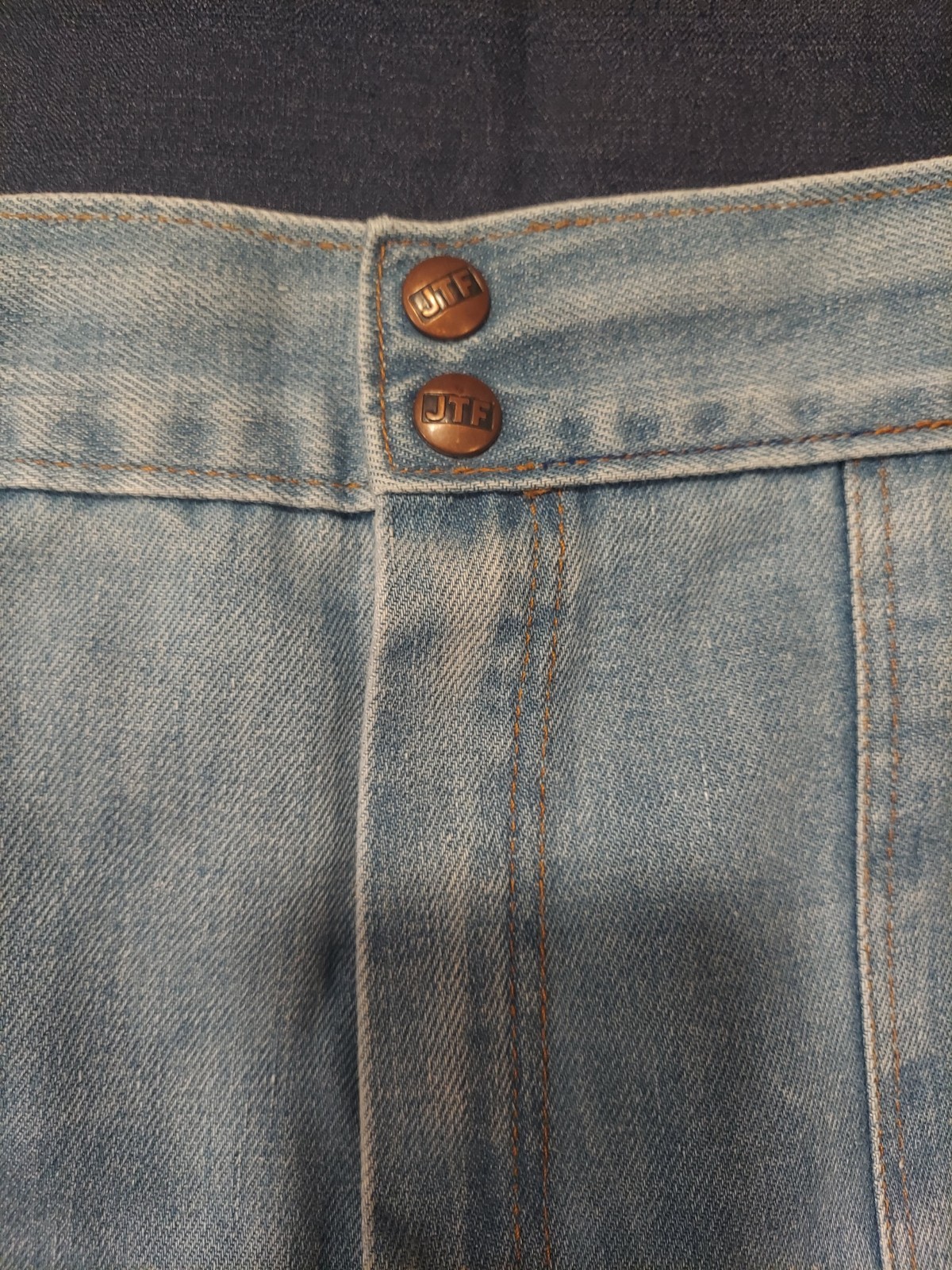 Vintage Womens Sears – Jeans That Fit JTF – 70s High Waist Straight Leg Size 16