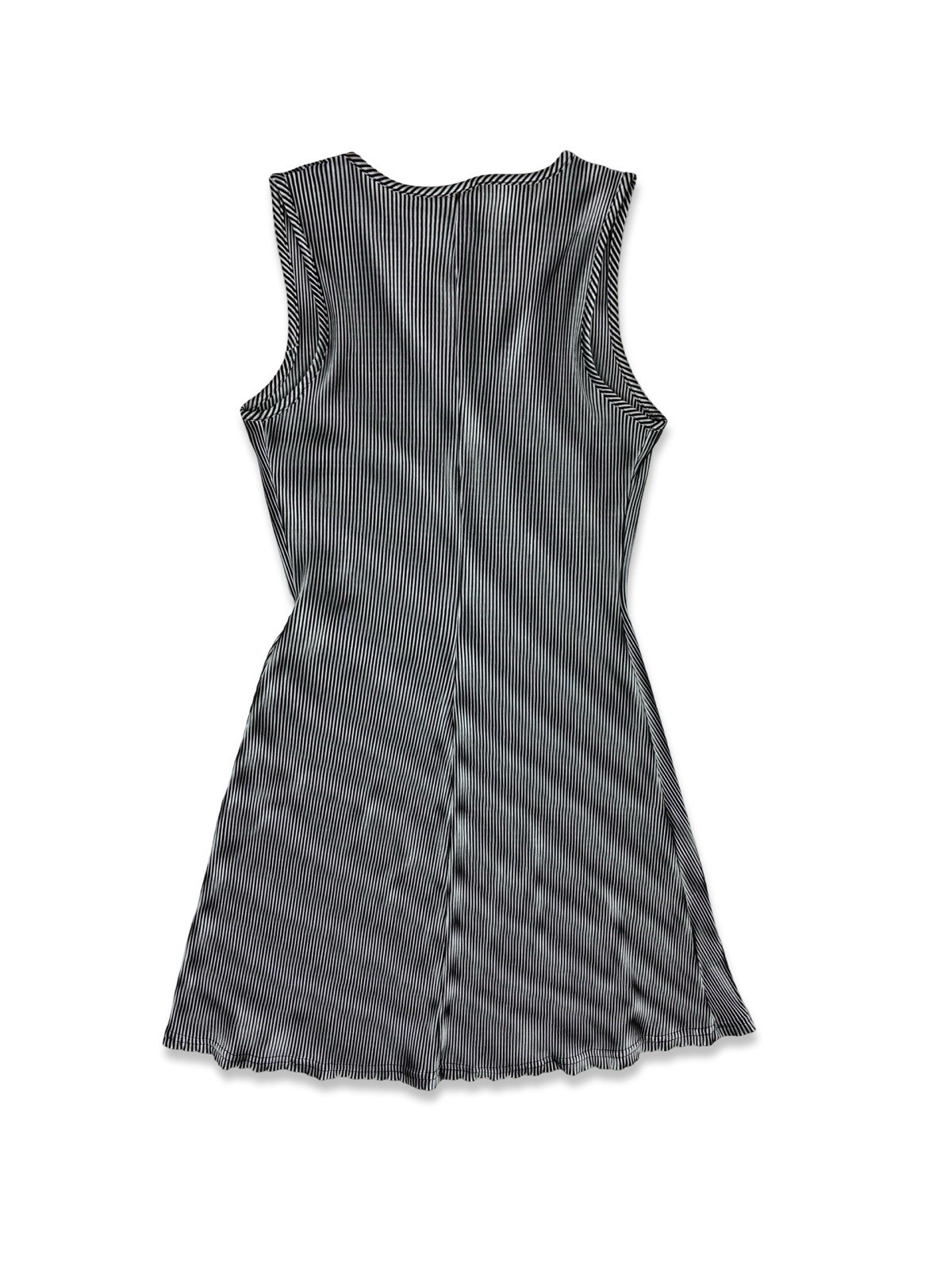 Joule Women’s VTG 90s Black White Striped Illusion Dress Grunge USA M