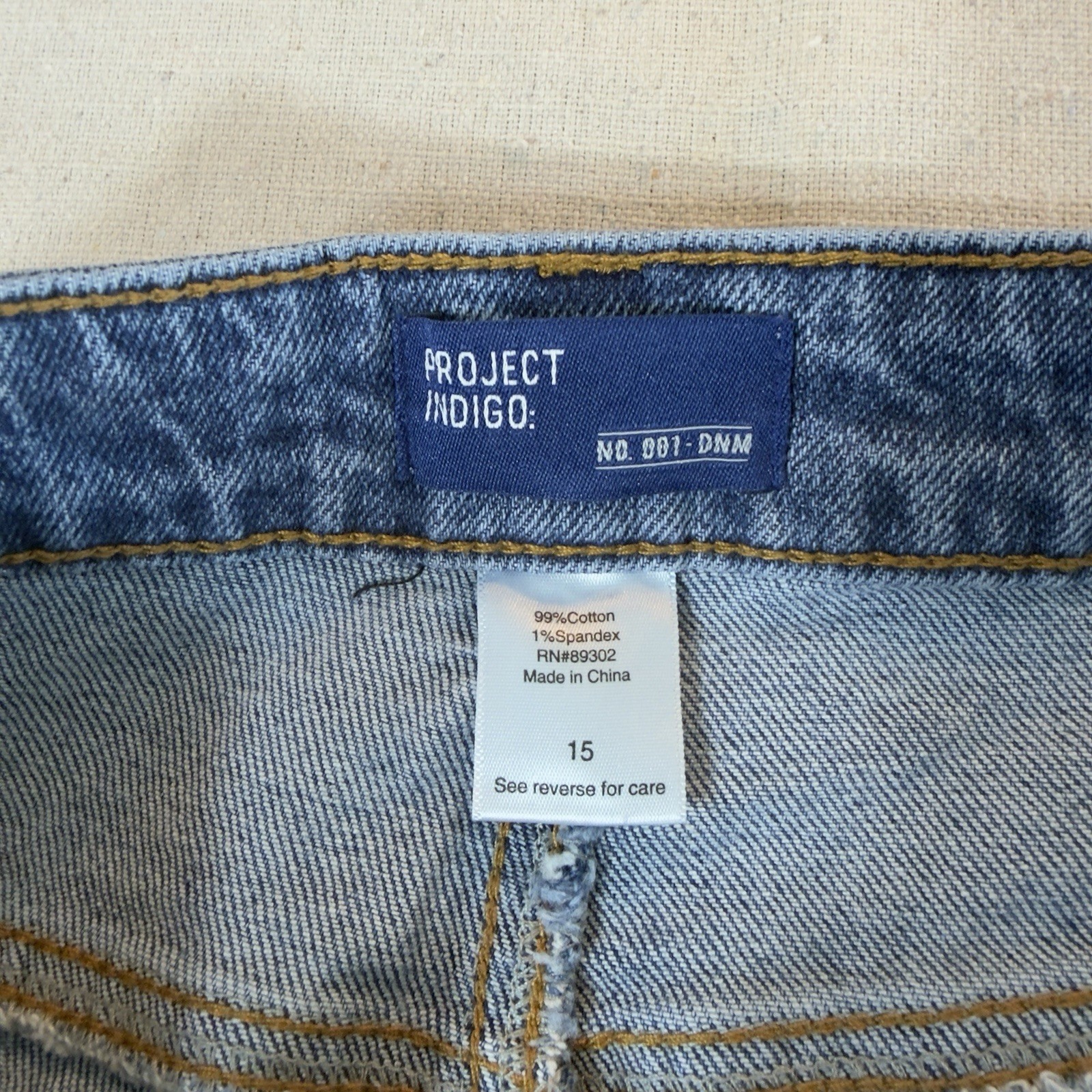 Project Indigo Women’s Size 15 Flare Jeans Blue Denim Medium Wash