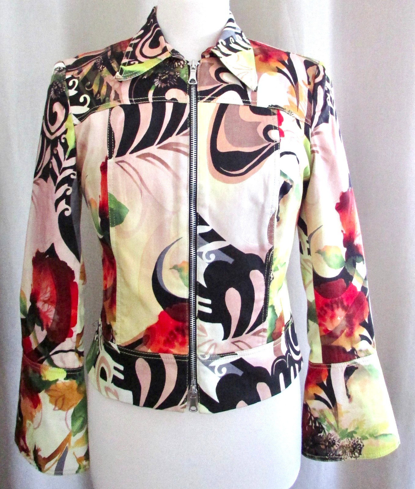 Vintage Y2K ALBERTO MAKALI Jacket Multi Color 6- RARE