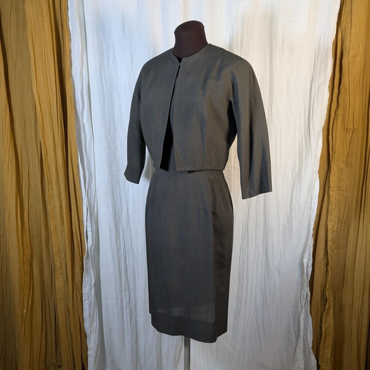 Vintage 60s Adrien n Emilie professional chic matching dress and jacket set