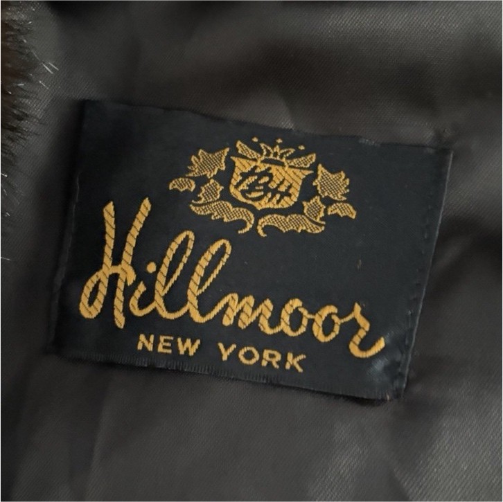 Hillmoor Vintage Brown Fur Coat Regular Size New York Style Elegant Outerwear