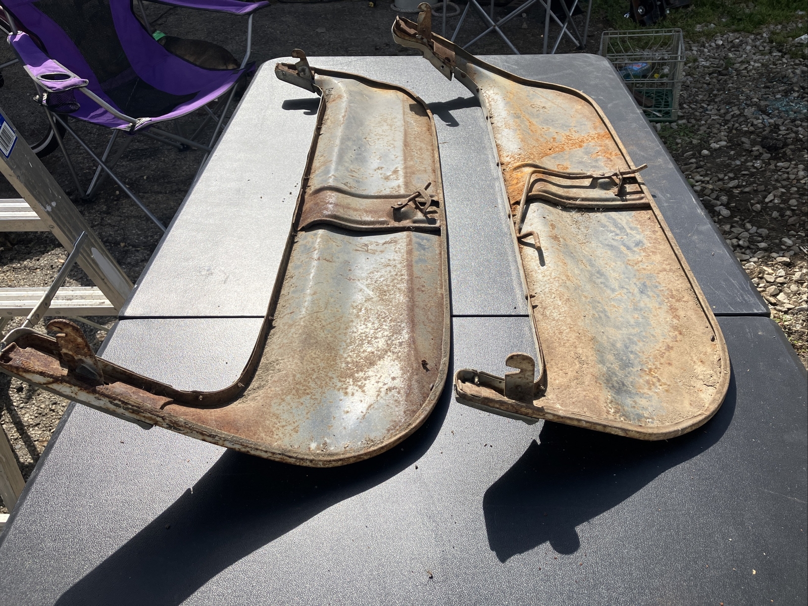 Pair Of Vintage 1950’s 1960’s 1970’s ? Fender Skirts