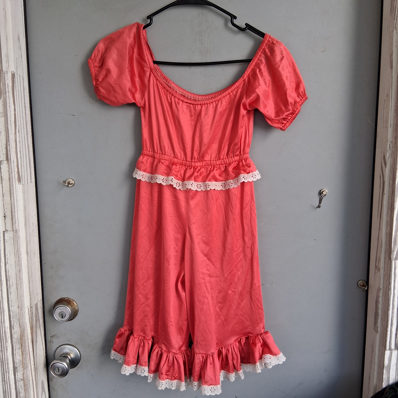 Vintage 60s Boudoir Silky Nightwear Dainty Ditsy Coquette XS