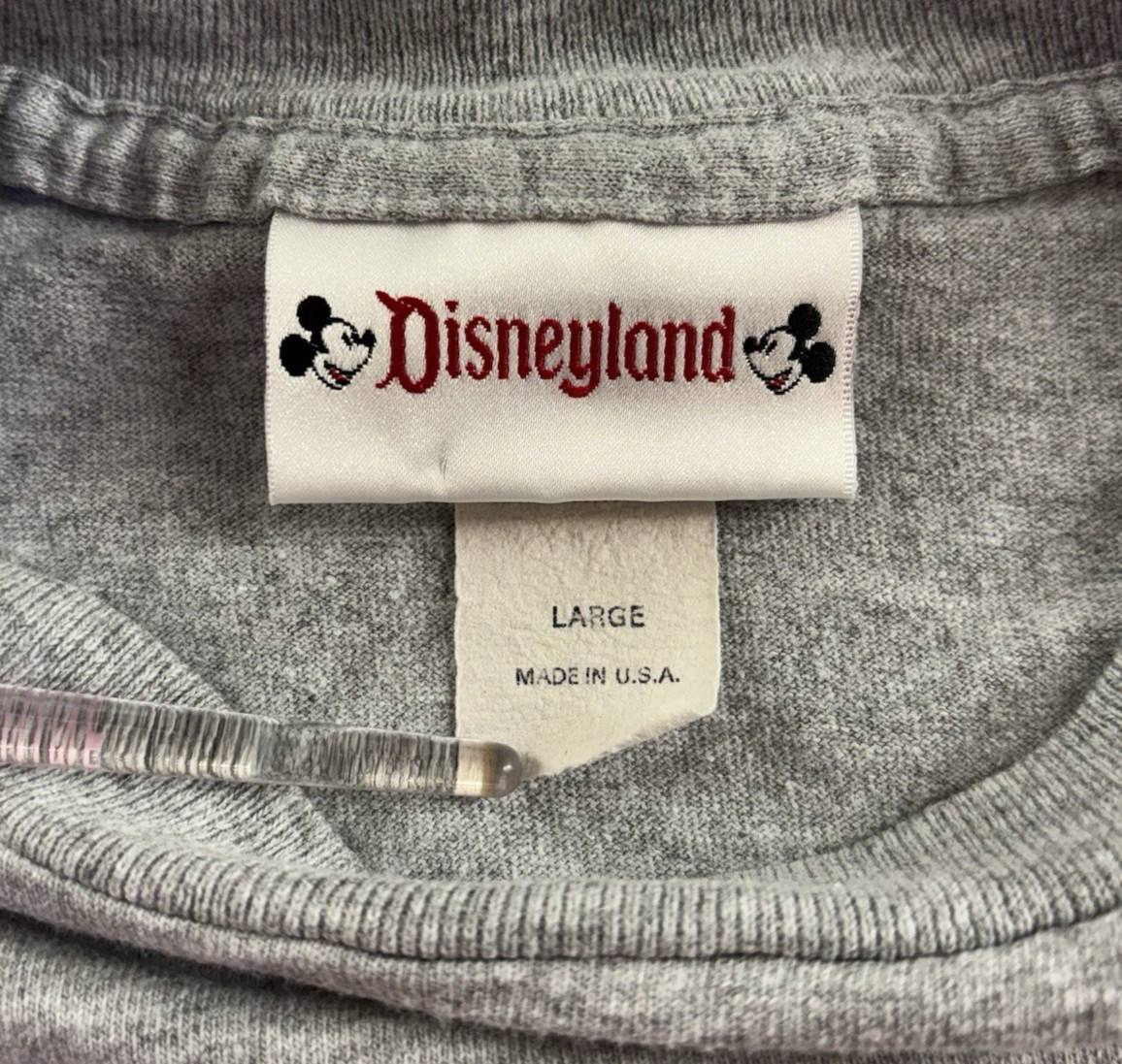 Vintage Gray Tigger Disneyland Long-Sleeve Cotton Tee Shirt Adult Size XL