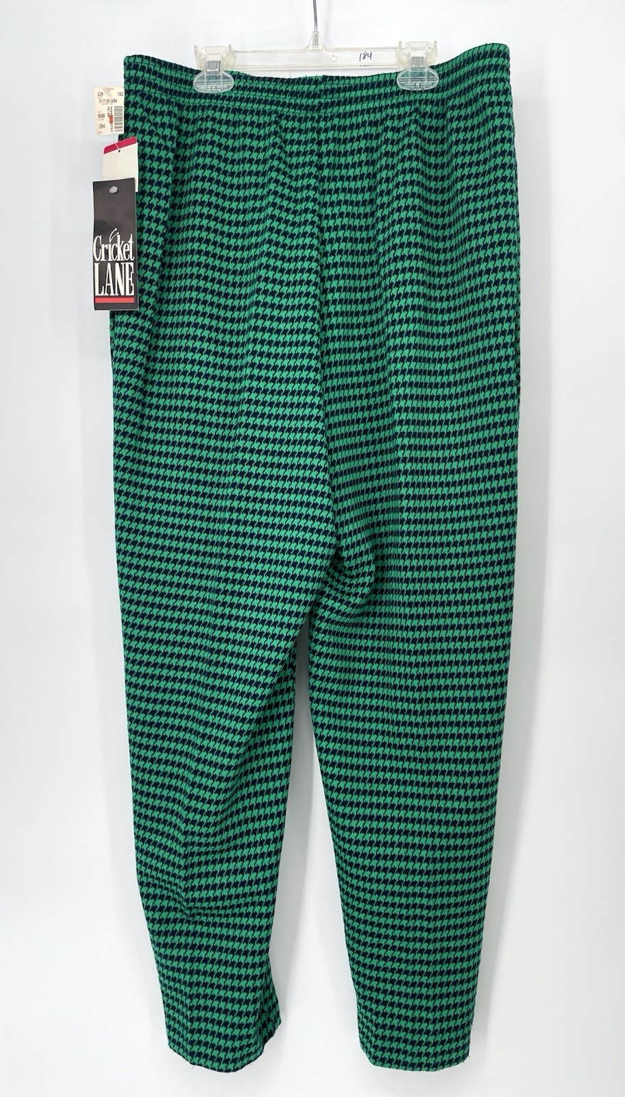 VTG 1990s Herringbone Knit Punk Grunge High Rise Pull On New w/ Tags Pants L/XL