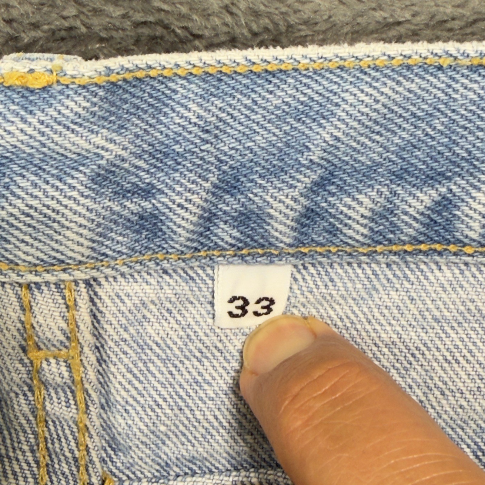Code Bleu Nordstrom Vintage High Waisted Straight Leg Jeans Light Wash 33