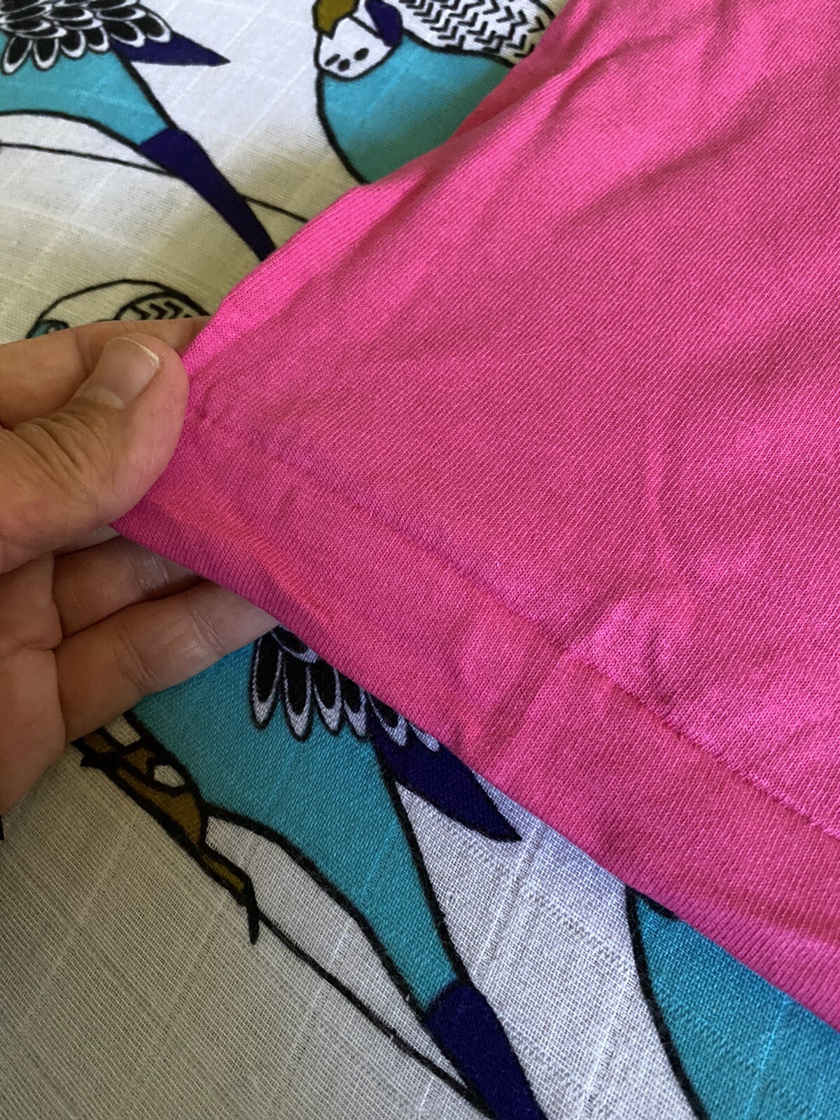 Vintage Fruit of the Loom Ladies Casualwear Single Stitch T shirt Blank XL Pink