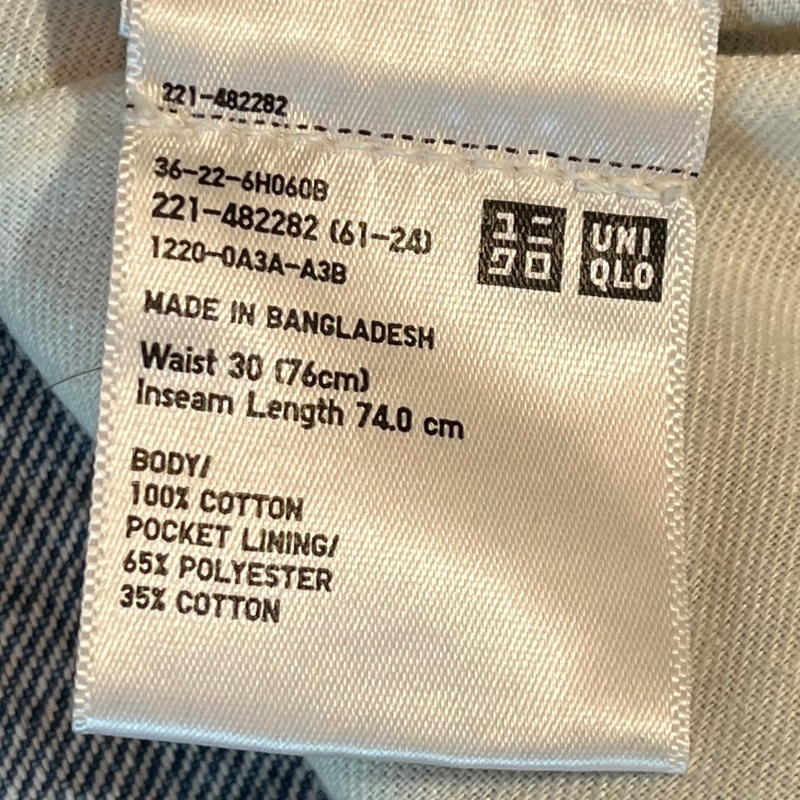 Uniqlo Flared Jeans 30/27 Blue Vintage Wash Denim Skater Aesthetic