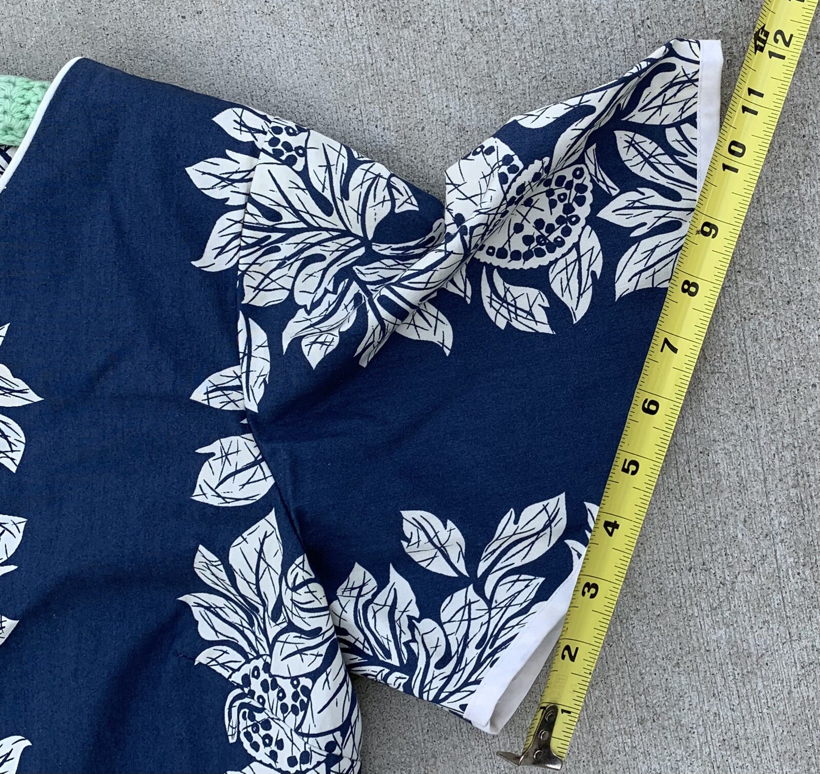 Shannon Marie Vintage Hawaiian dress mermaid Hawaii Aloha Tiki Talon zip size S