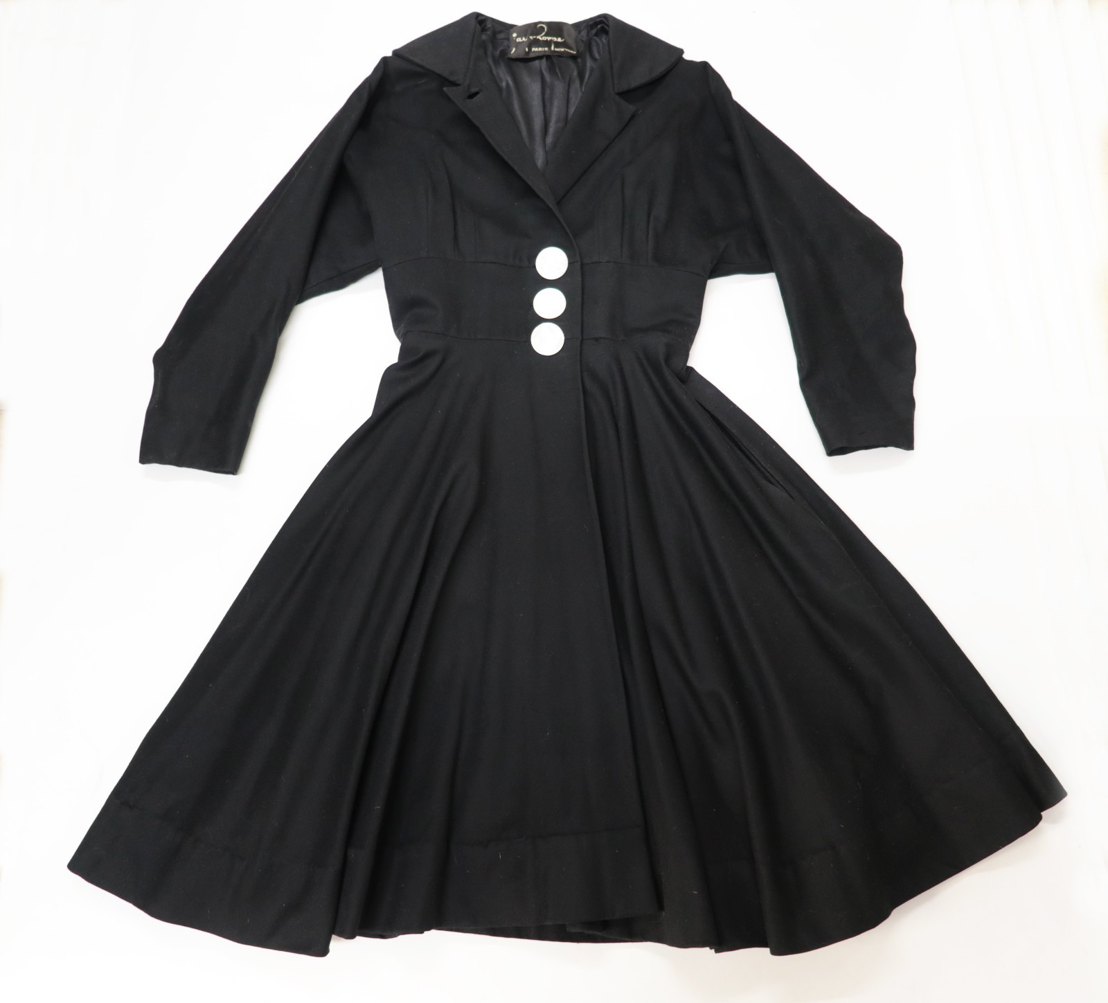 RARE Antique/Vintage Jay Thorpe coat Circa late 1940’s True NEW LOOK Silhouette