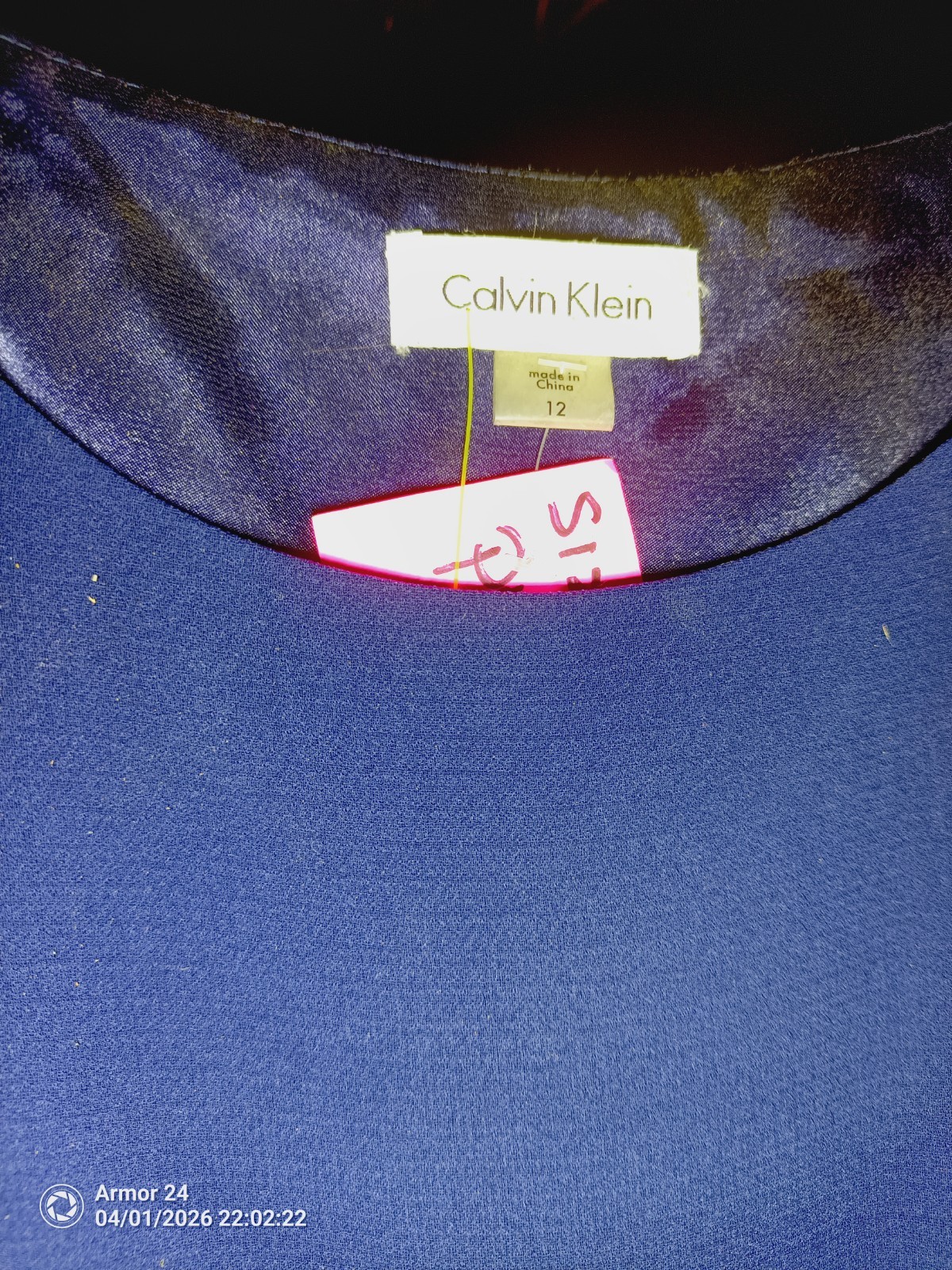 Calvin Klein Women’s Blue Tulip-Sleeve Dress Size 10, Semi-Formal, Evening Party