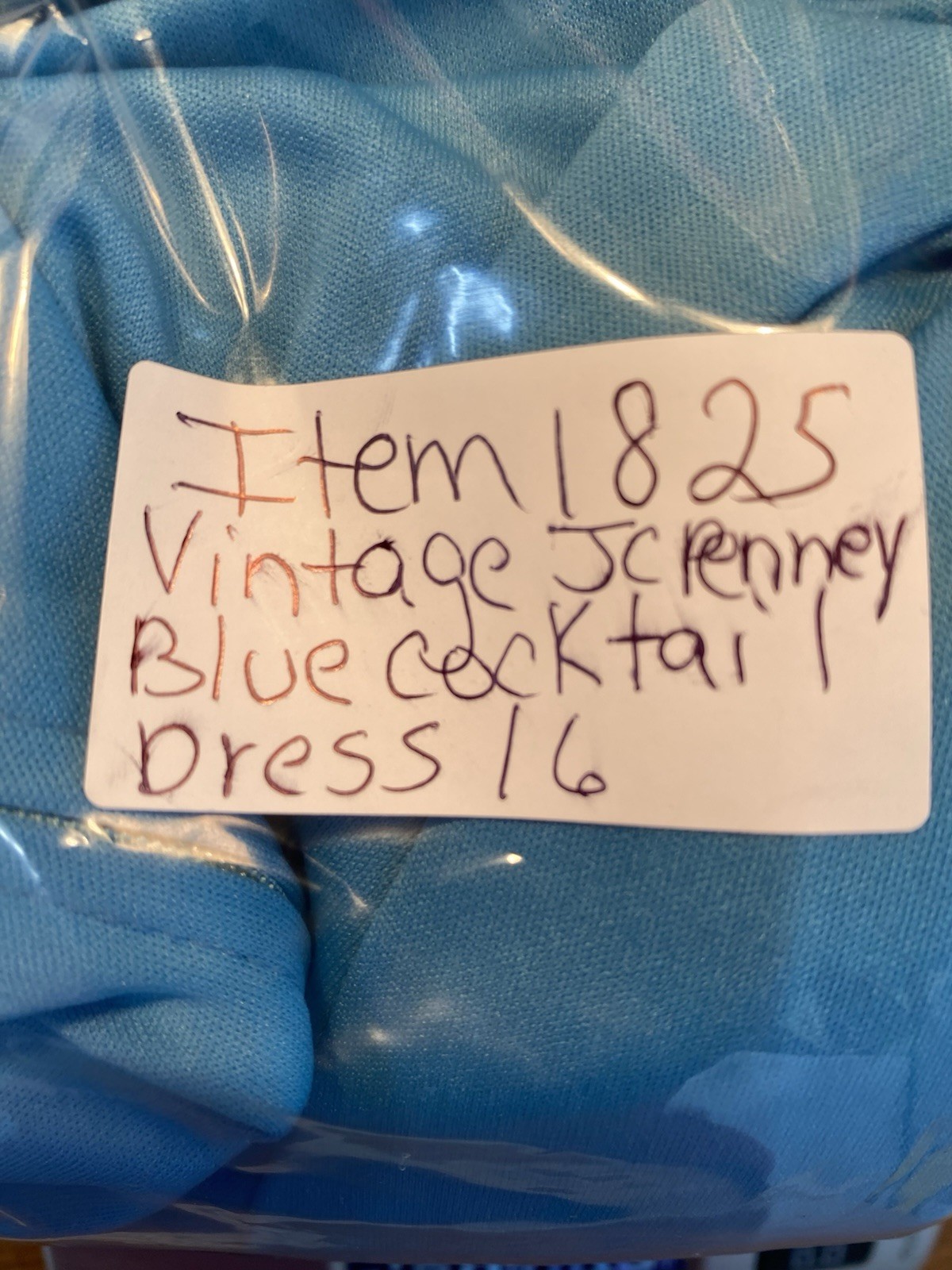 Vintage JCPenney Fashion Cocktail Dress Size 16 T Faux Wrap Slinky Going Out 80s