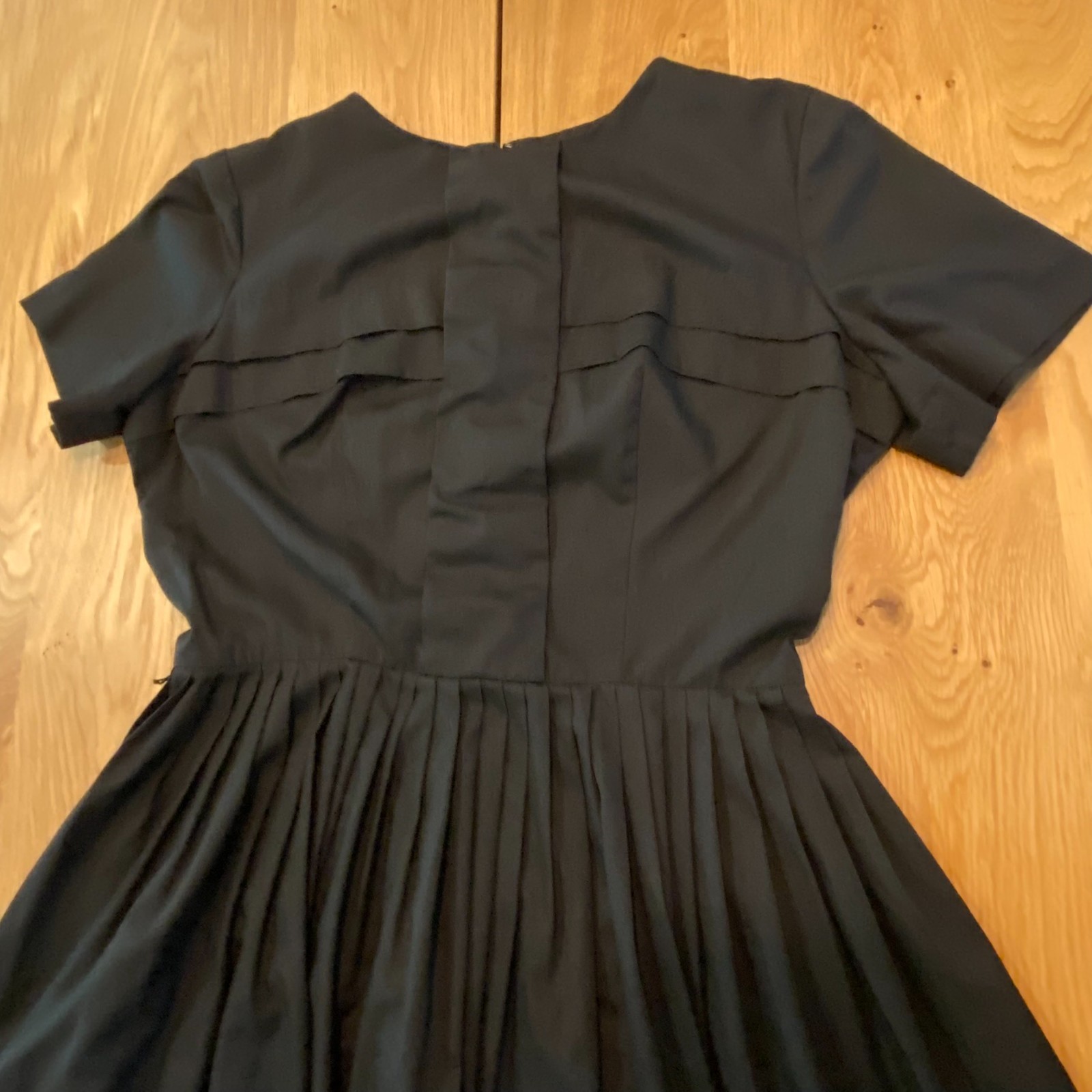 Henry-Lee Vintage Designer Sample dress Black Size 20 50’s Retro Wednesday Adams