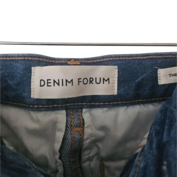 Denim Forum By Aritzia 90s Millie High Rise Cargo Wide Leg Jeans, Size 24