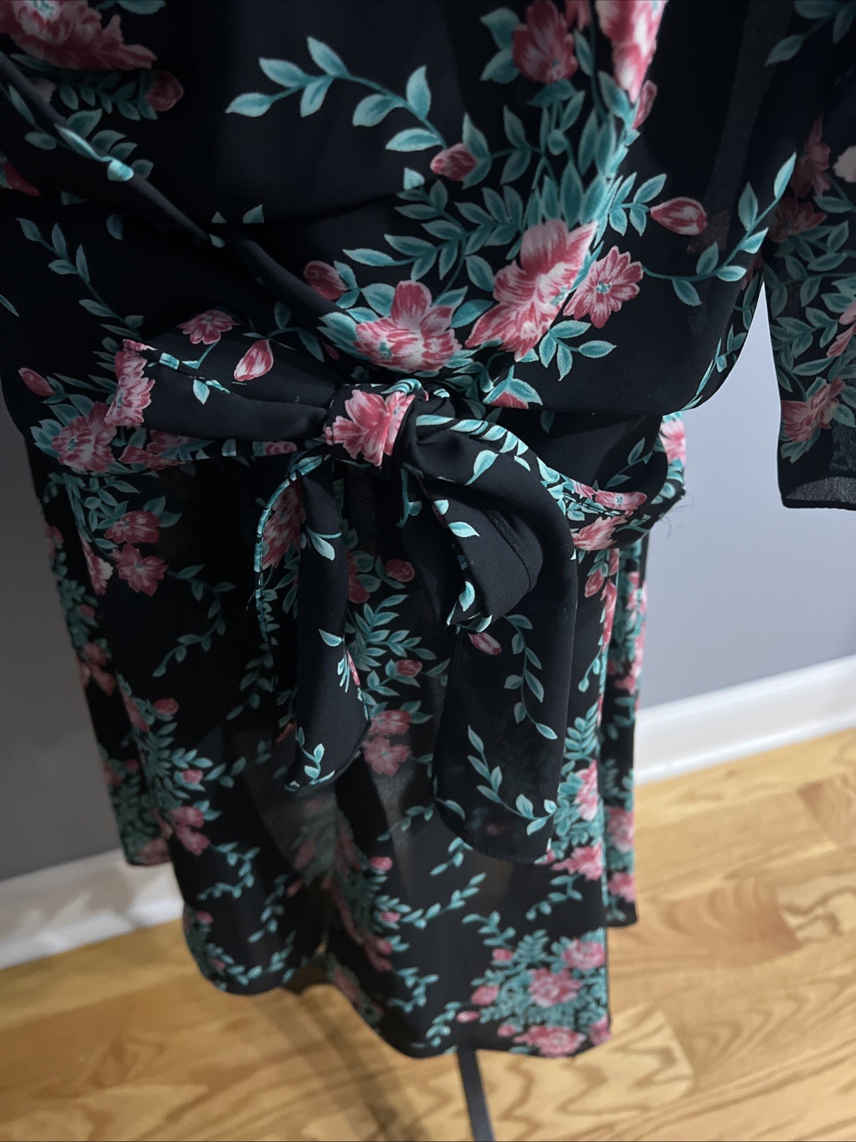 LIZ ROBERTS INC︱MARY ANN LAMONTE︱SIZE 16︱VINTAGE FLORAL DRESS︱1990’s