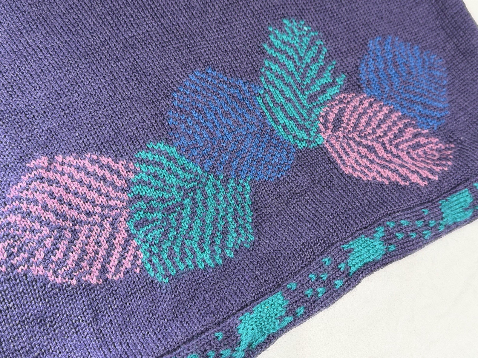 Vintage Alpenblick 100% wool Women’s Sweater Vest Purple NWT Size 38 US 6