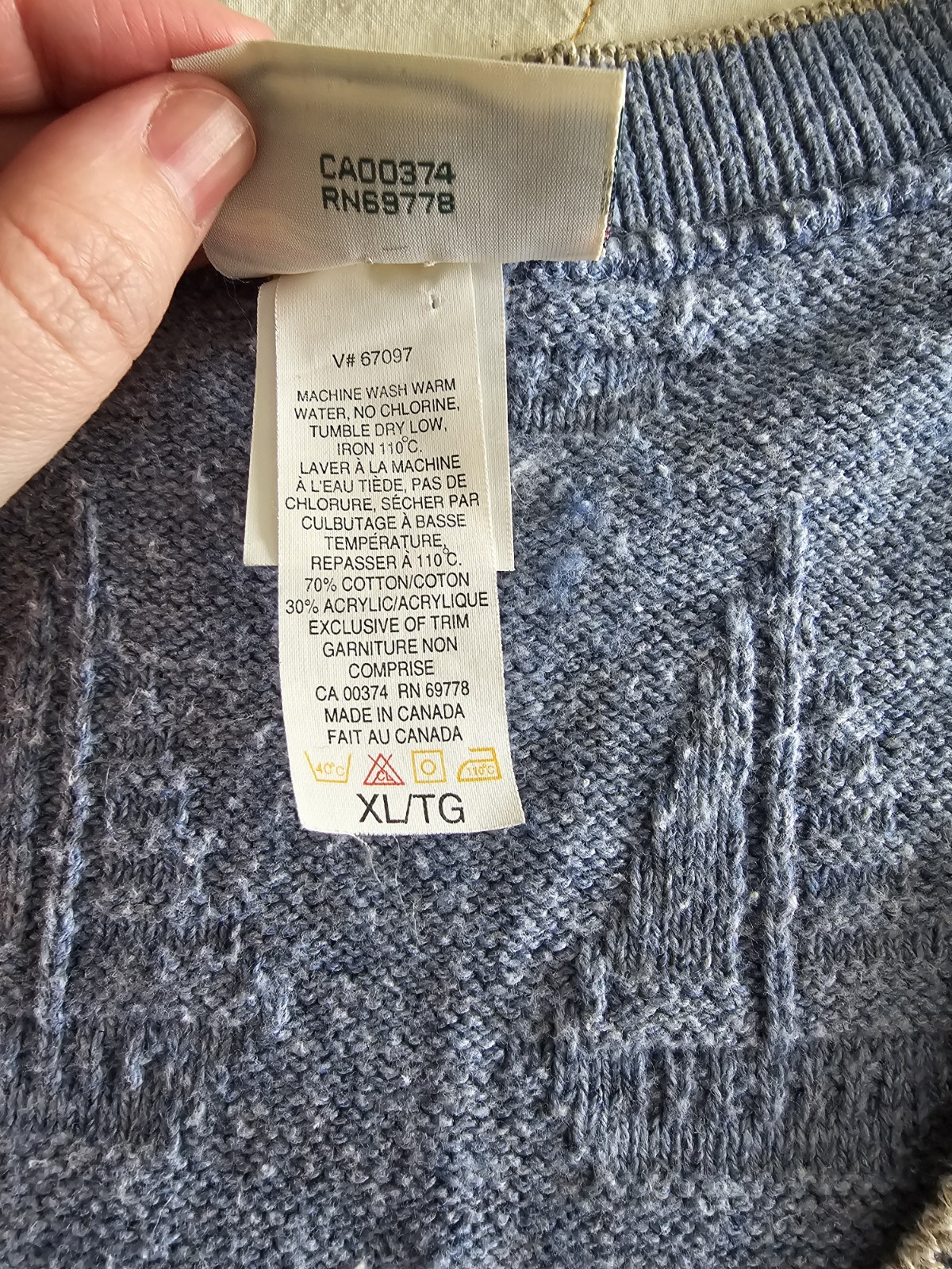 Vintage 90s Sailboat Northern Reflections Sweater Vest XL/TG Whimsical Buttons