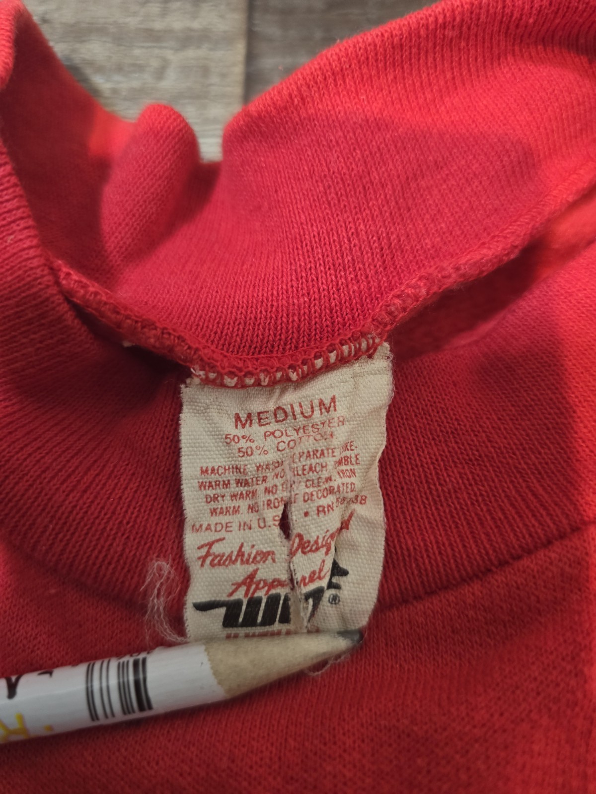 Vintage Fresno CSU Red Muscle T-shirt Medium #138