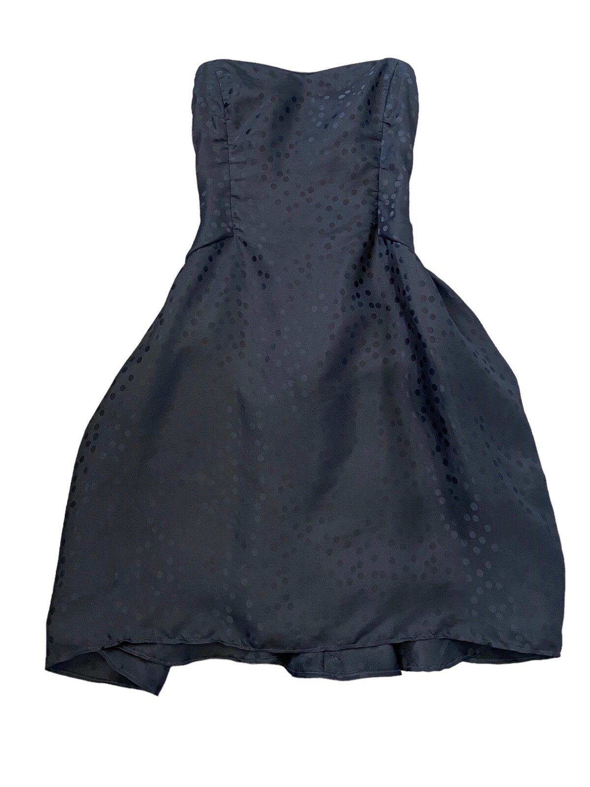 Vintage CAROLINA HERRERA Black 80s 90s Strapless Cocktail Dress Small Top Video