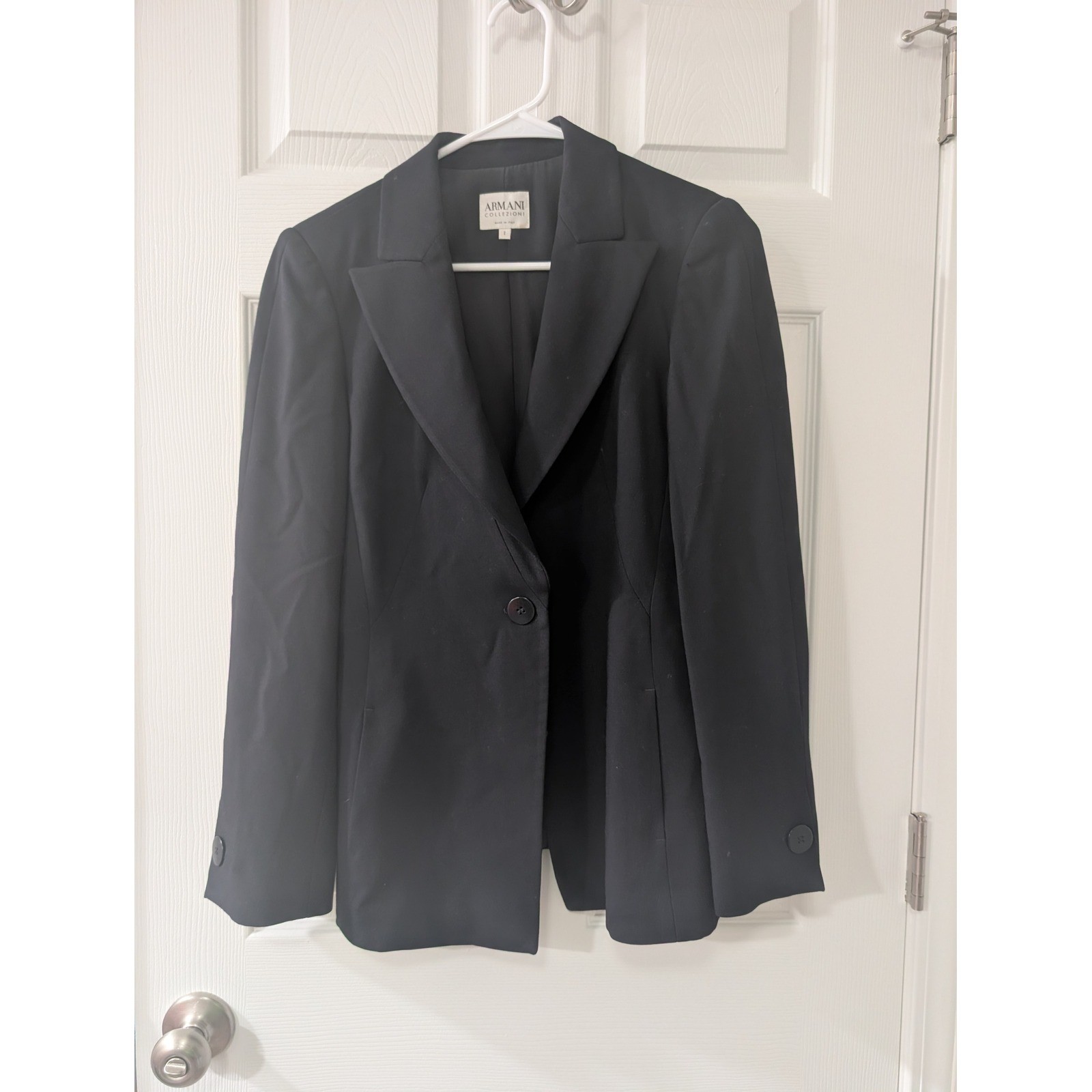 Vintage, Women’s 2, Armani Collezioni Navy Blazer, Single Breasted, Wool