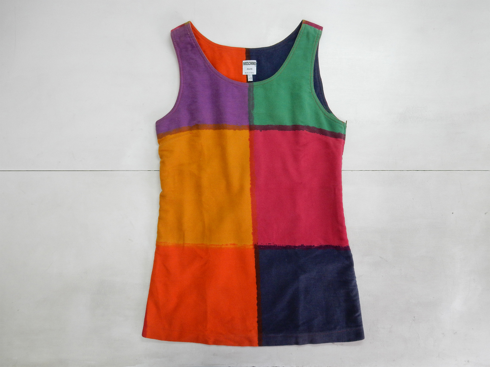 MOSCHINO JEANS VINTAGE DRESS DRESS COTTON
