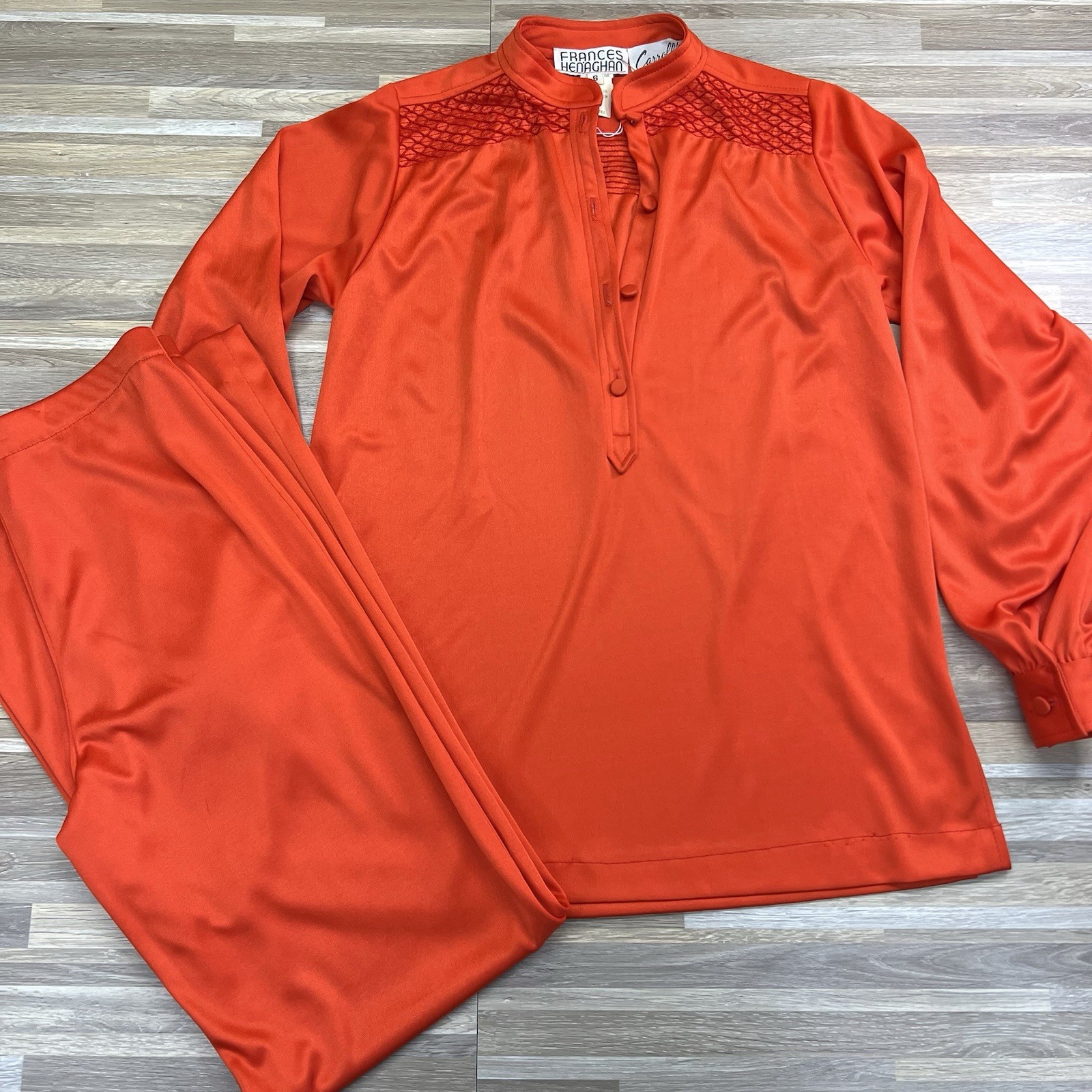 Frances Henaghan Carroll’s Vintage Polyester Lounge Suit Size 6 – JN275
