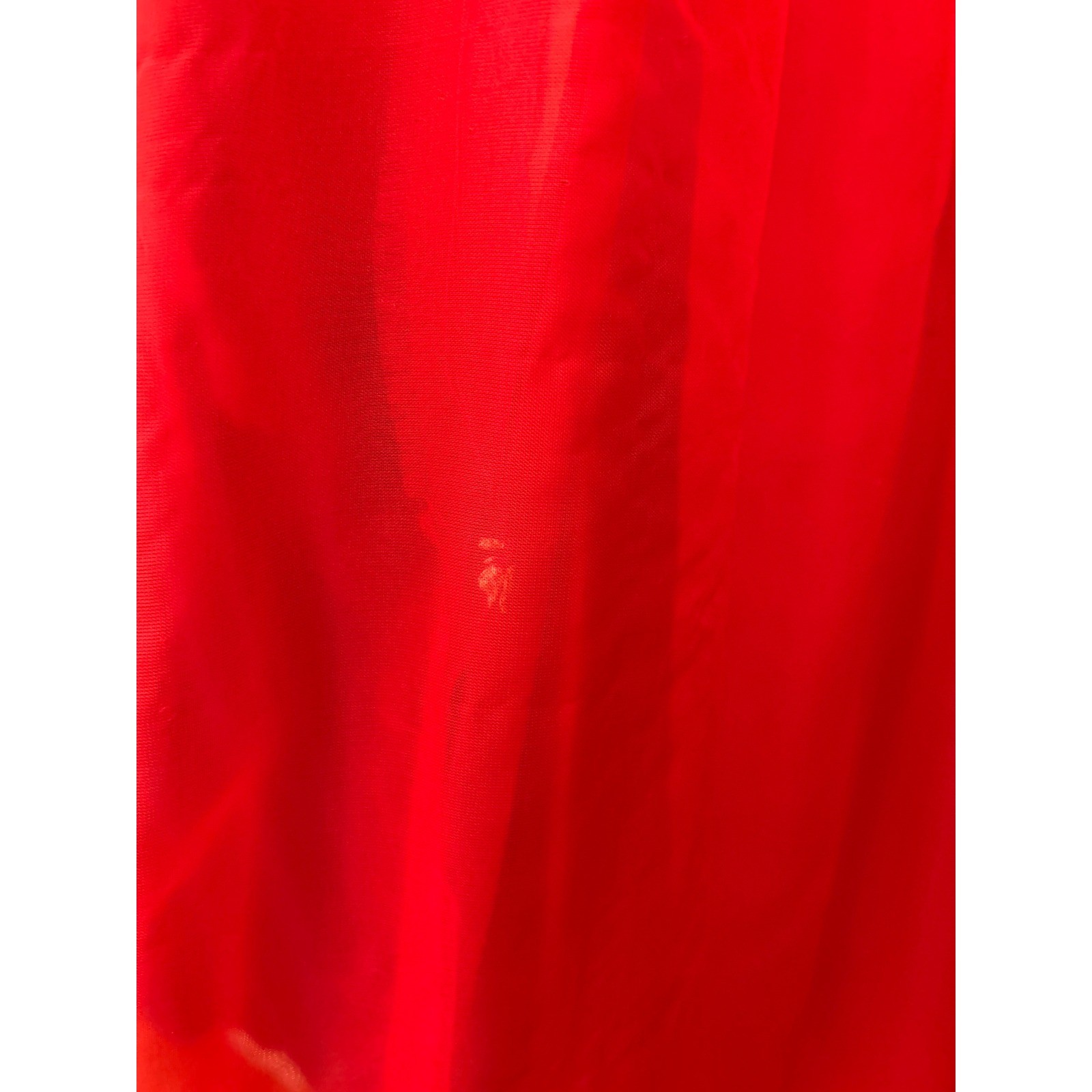 Vintage Old Hollywood Babydoll Dress Red Sequin Beaded Regencycore MCM Glamour