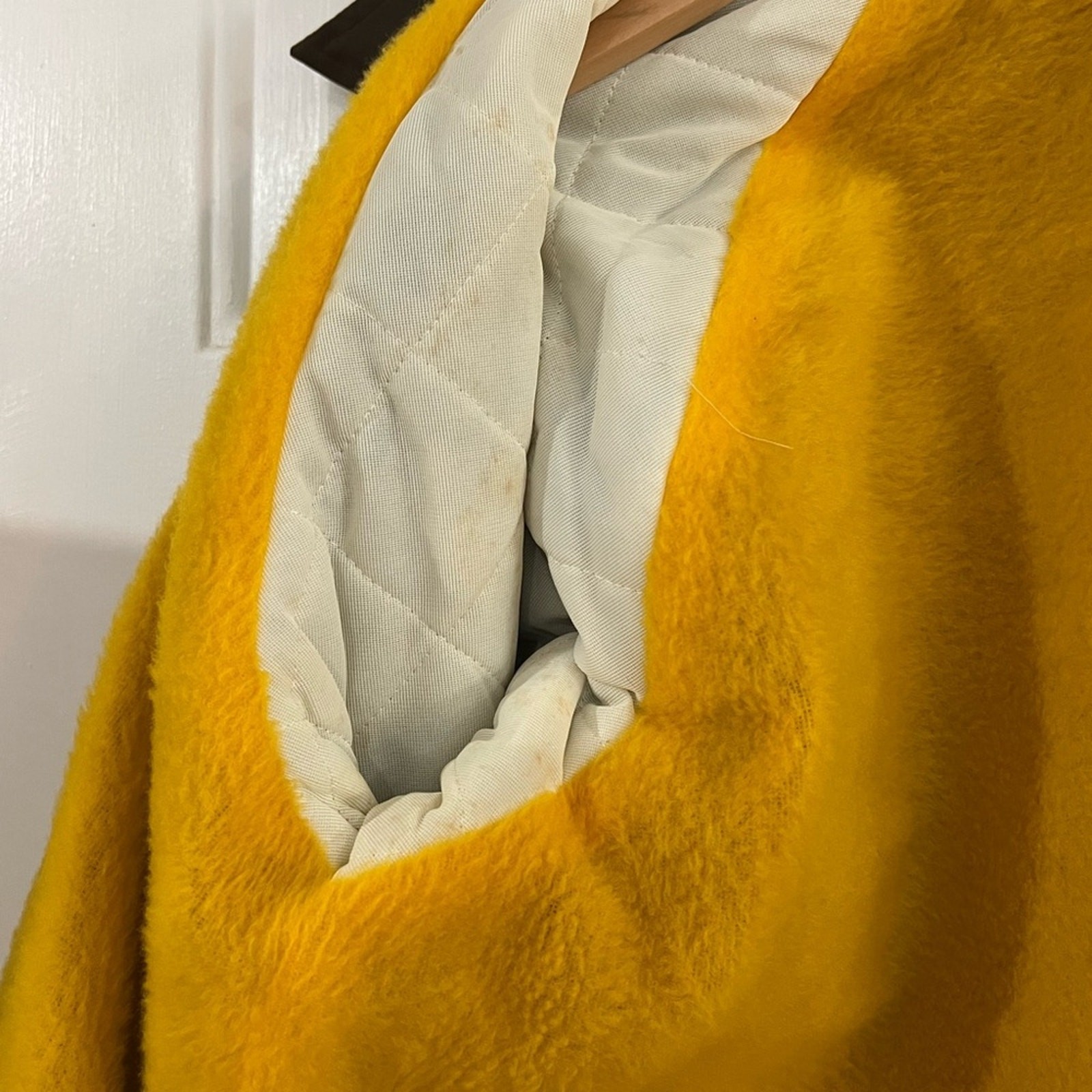 Vtg Brown Nylon Coach Jacket Yellow Lined „Bonnie” 70s 80s Streetwear