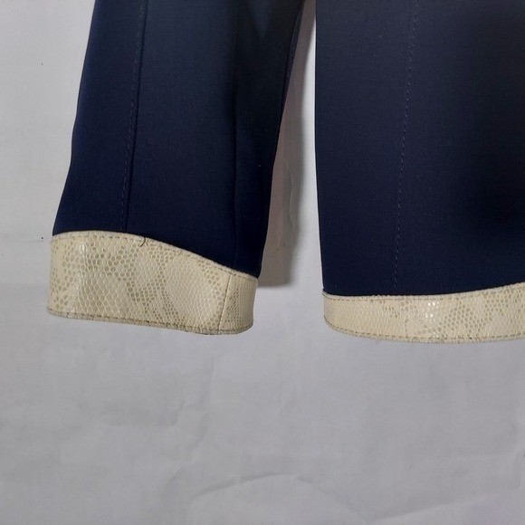VTG Cache Blazer 8 Navy Career Capsule Tailor Office Business Professional Chic