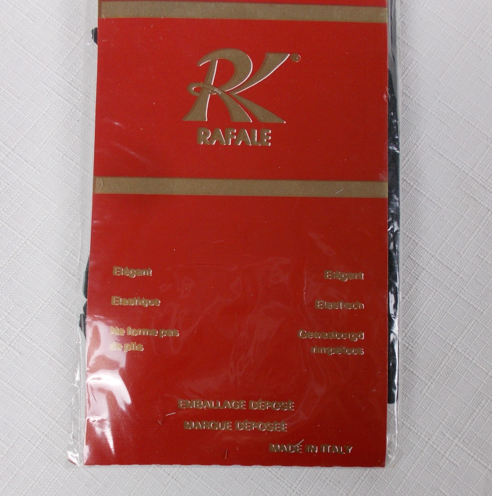 1980’s Rafale Italy pair Knee high hose socks stockings pair Black Cappuccino