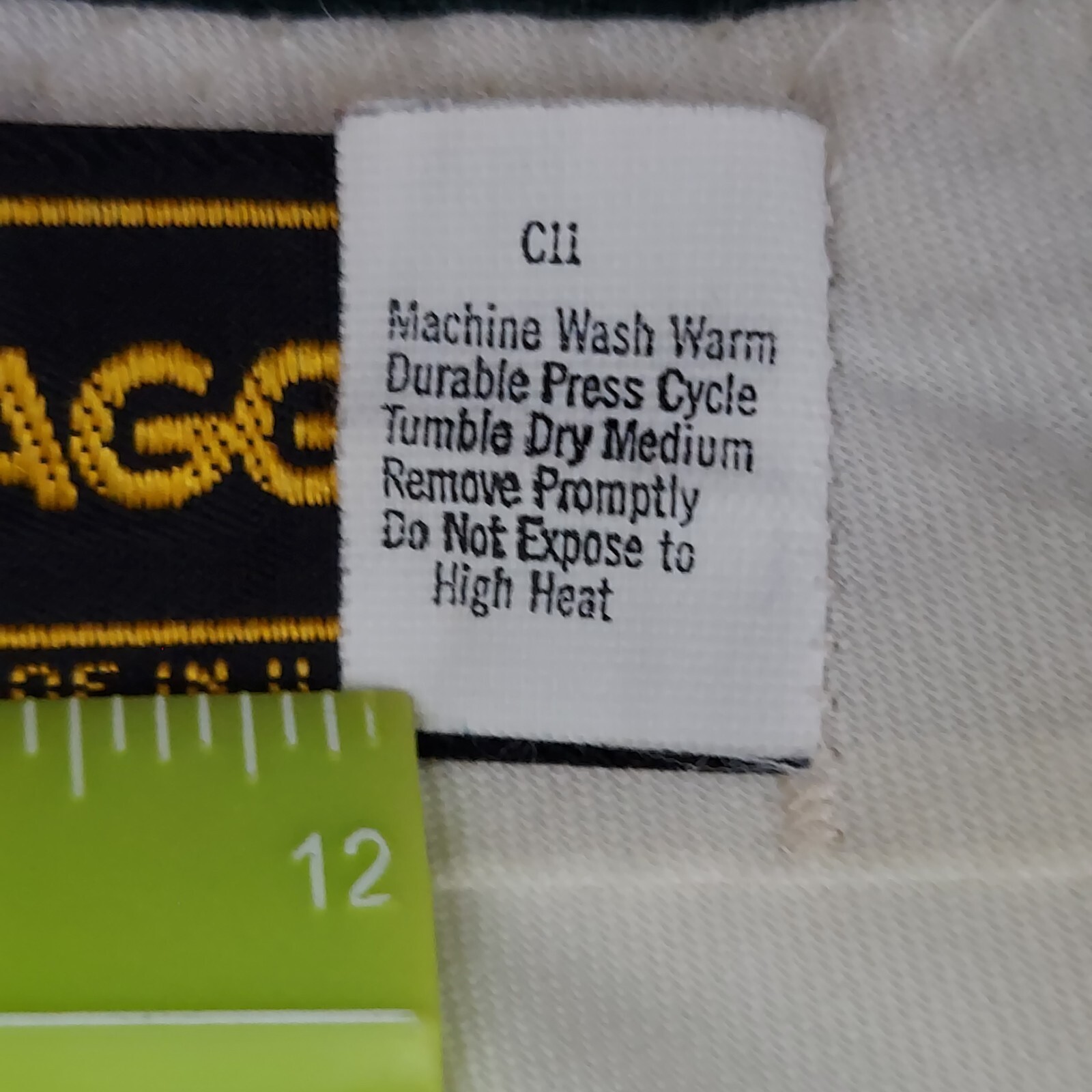 VTG 70s Haggar Green Polyester Pants USA Made Hemmed Capri 32×25 Grandpa Core