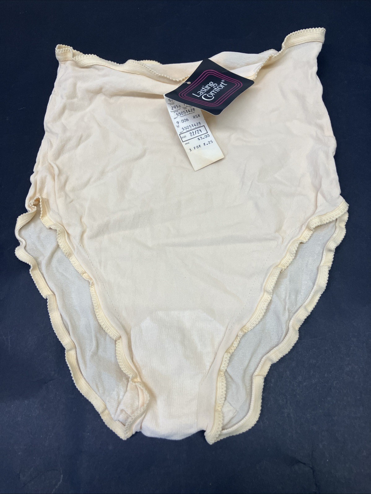 Vintage Nylon Blend Panties Size 22/24 Buttercup Yellow USA Lasting Comfort NEW
