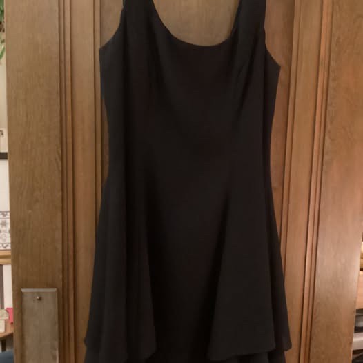 Vintage Sleeveless Black Formal Dress With Beaded Jacket Size 8 By Chelsea Nites