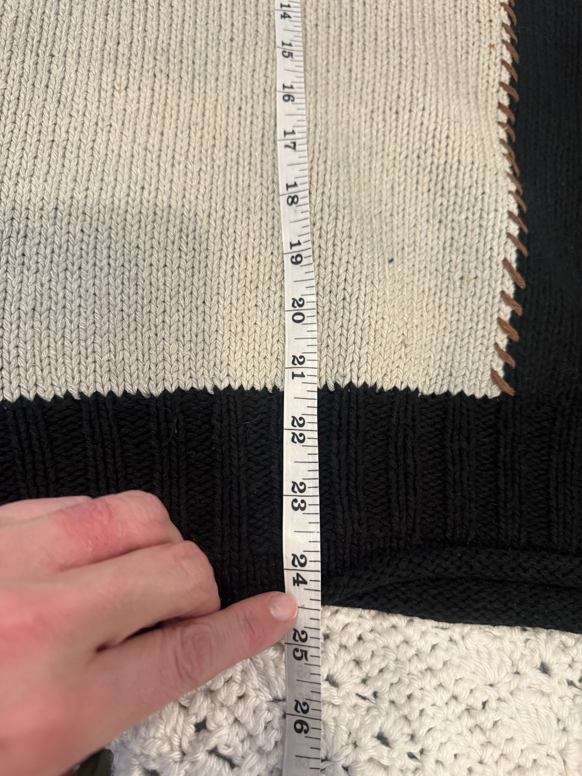 BASCO VINTAGE HAND KNIT SWEATER PULL OVER 58% SILK 42% COTTON BROWN TONES Large