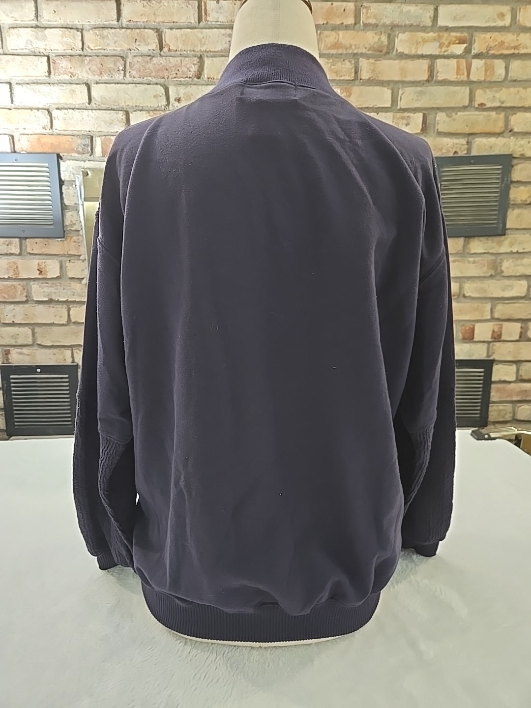 Blast Vtg 90s Southwestern 1/4 Zip Mock Neck Sweatshirt Womans Sz Med Oversized