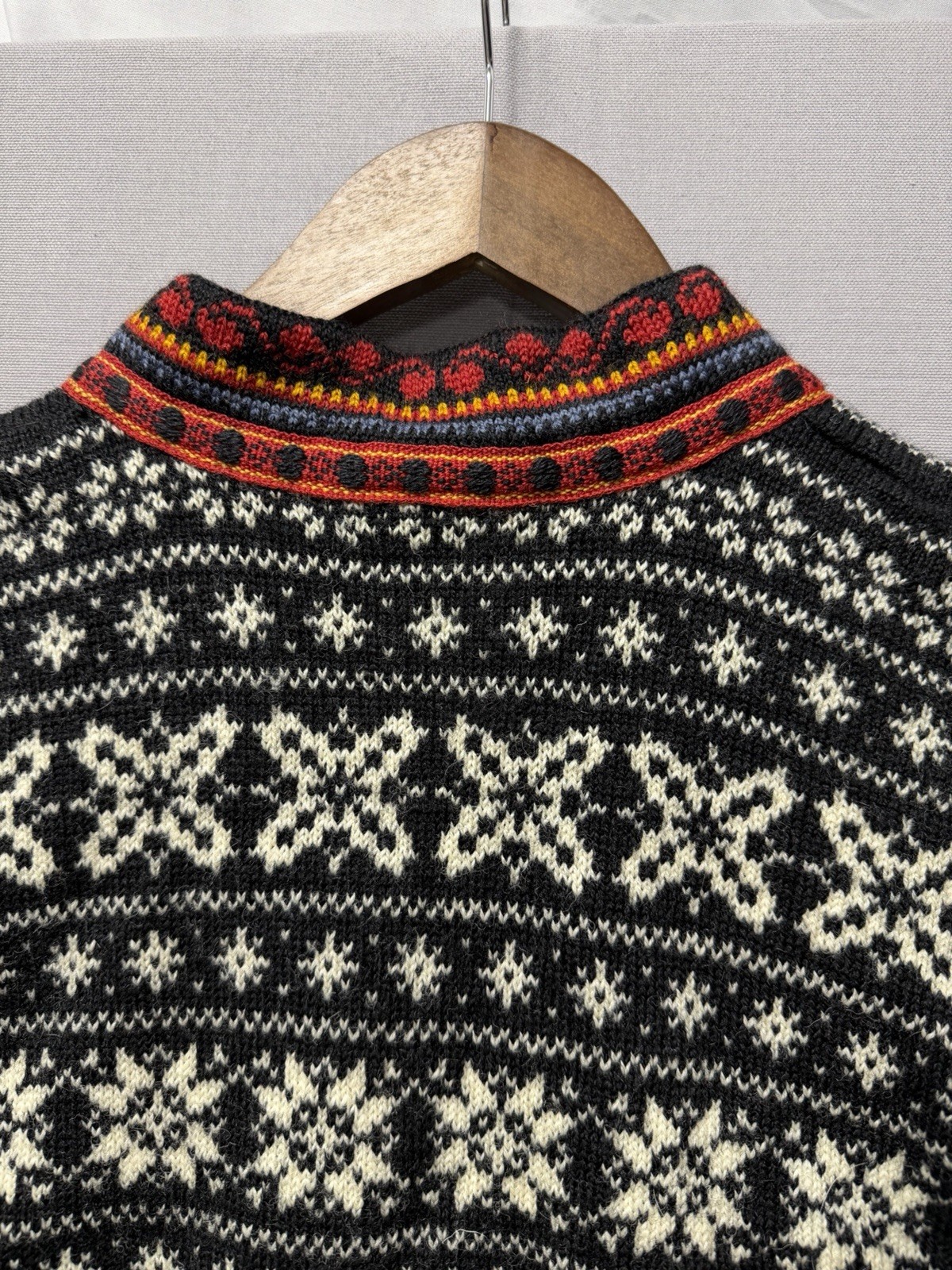 Vintage Selbu Tradition Norwegian Wool Sweater – Size S (Fits M/L, See Sizing)