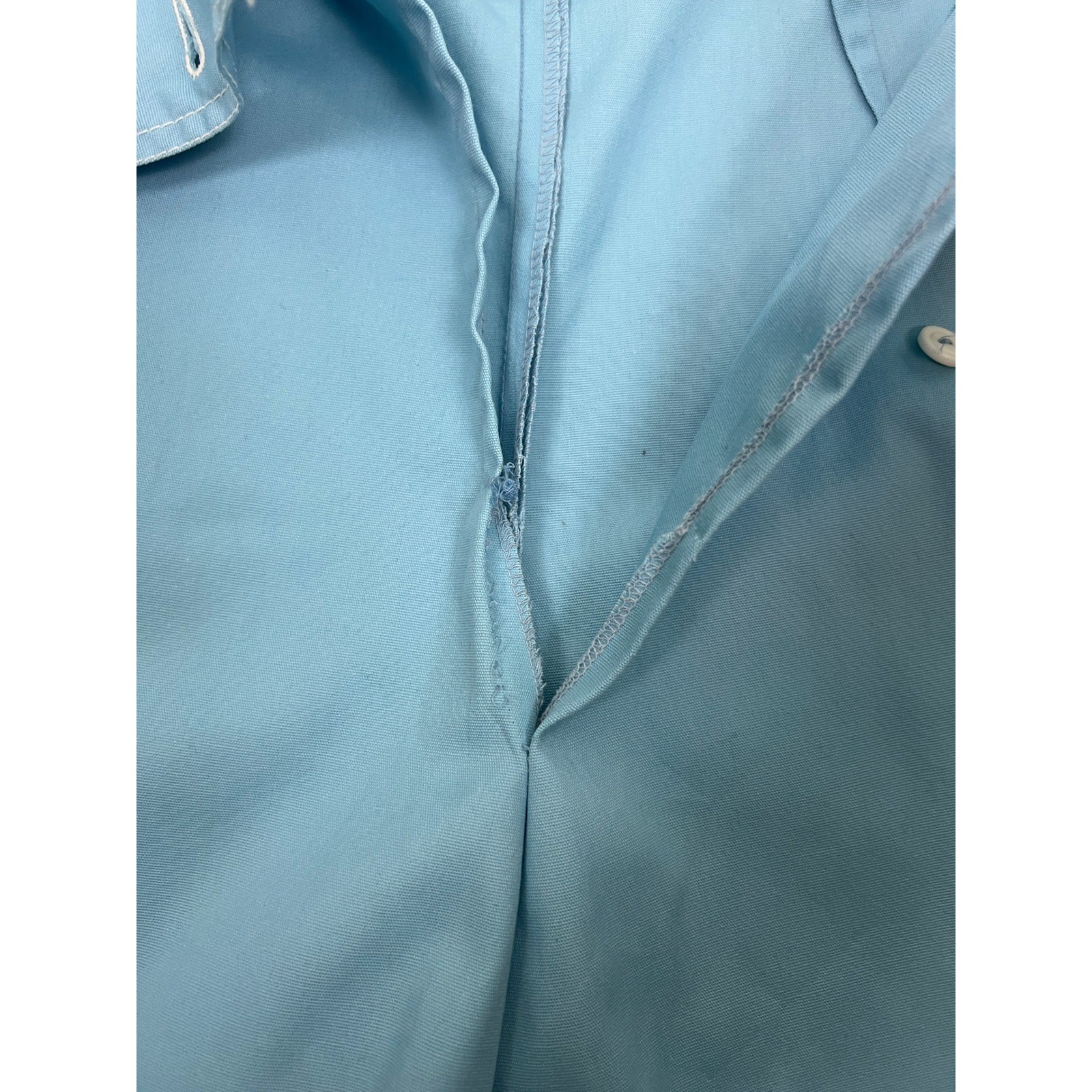 Vintage 70s Blue Wrap Skort Tennis Golf Mod A-Line Scooter Skirt XS 0/2