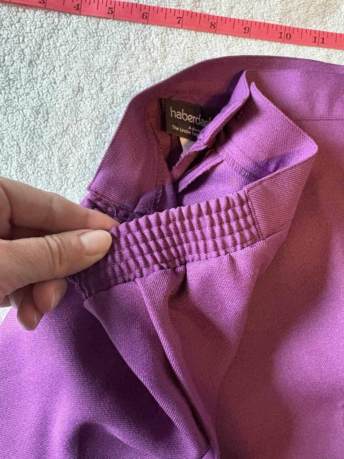 Vintage Haberdashery Plum Color Trousers NWT. Size 18. Made In USA