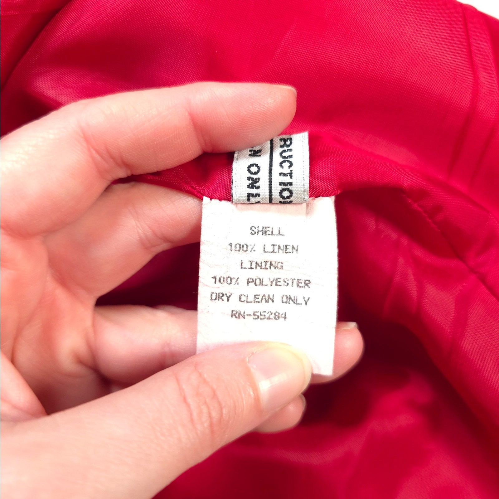 Vintage Brooks Brothers Women Size 16 Blazer Shoulder Pads 100% Linen Unique