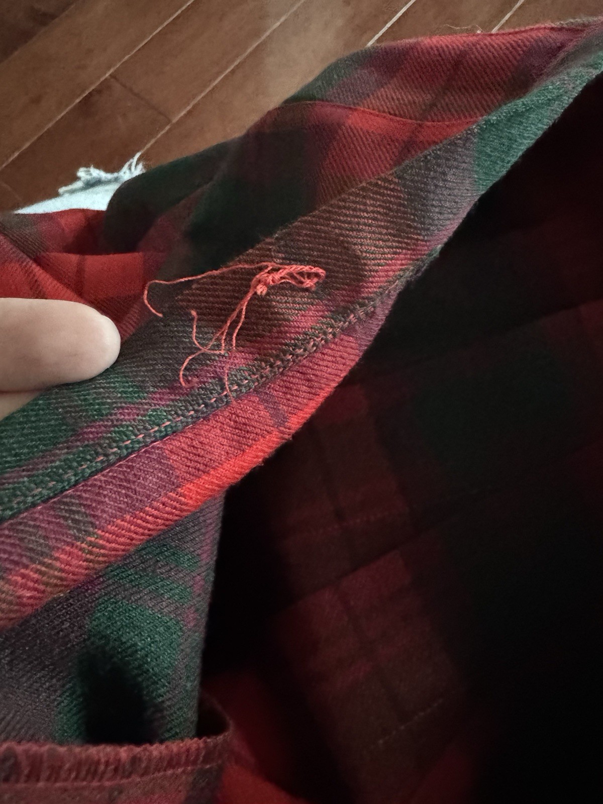 Vintage Florence Walsh Red Green Plaid Kilt Scottish Skirt No Size READ