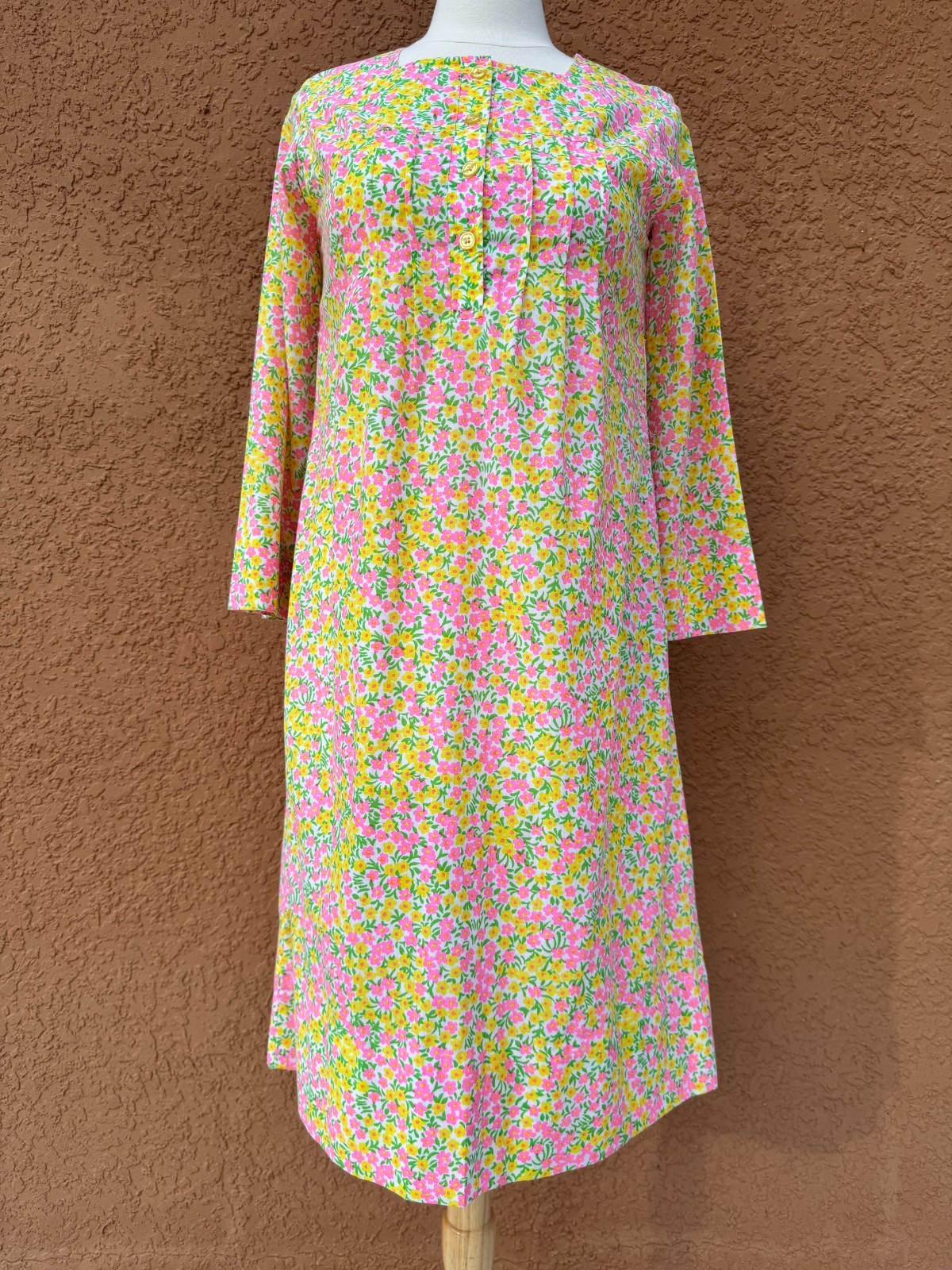 1960’s „The Lilly” Vintage Lilly Pulitzer Floral Tunic Dress Modern Size M/L